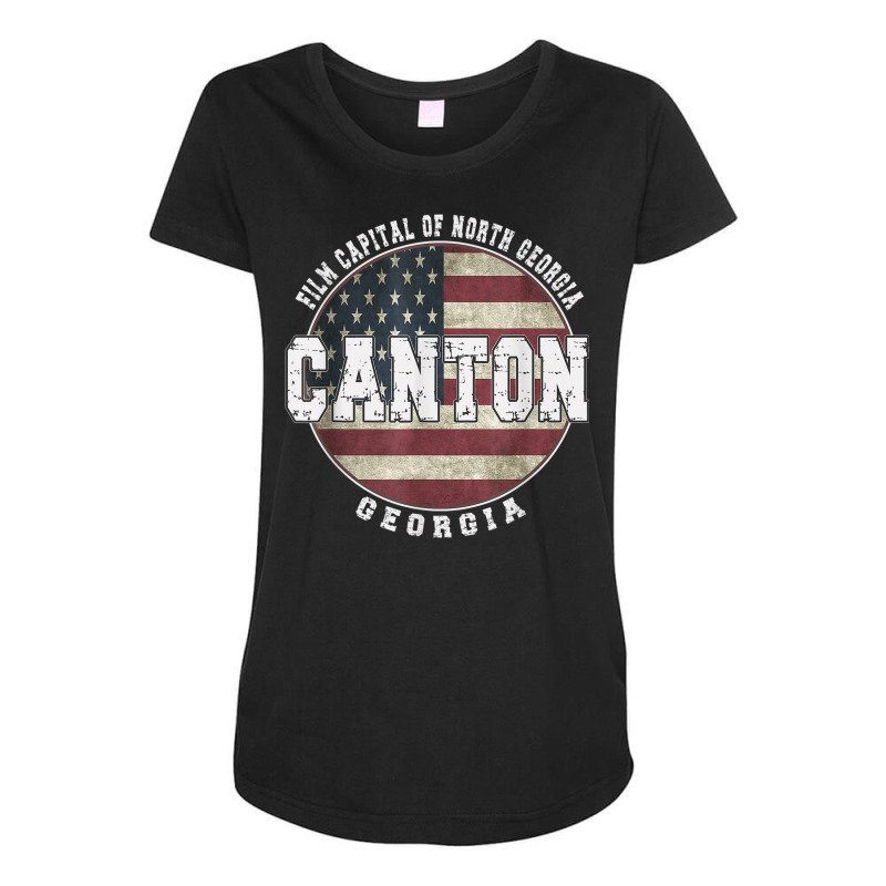 Canton Georgia Maternity Scoop Neck T-shirt | Artistshot