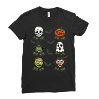 Halloween Skeleton Gaming Witch Vampire Zombie Boys Kids T Shirt Ladies Fitted T-shirt | Artistshot