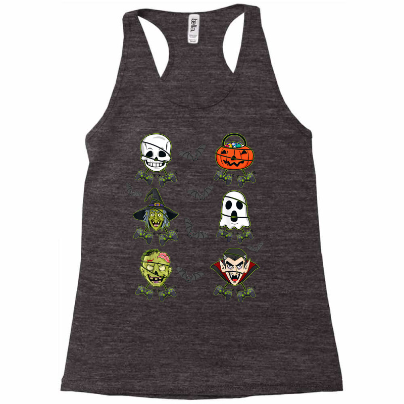 Halloween Skeleton Gaming Witch Vampire Zombie Boys Kids T Shirt Racerback Tank by cm-arts | Artistshot