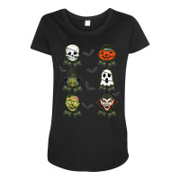 Halloween Skeleton Gaming Witch Vampire Zombie Boys Kids T Shirt Maternity Scoop Neck T-shirt | Artistshot