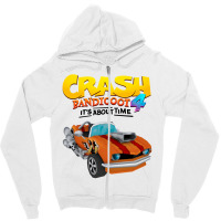 Crash Bandicoot Cars Zipper Hoodie | Artistshot