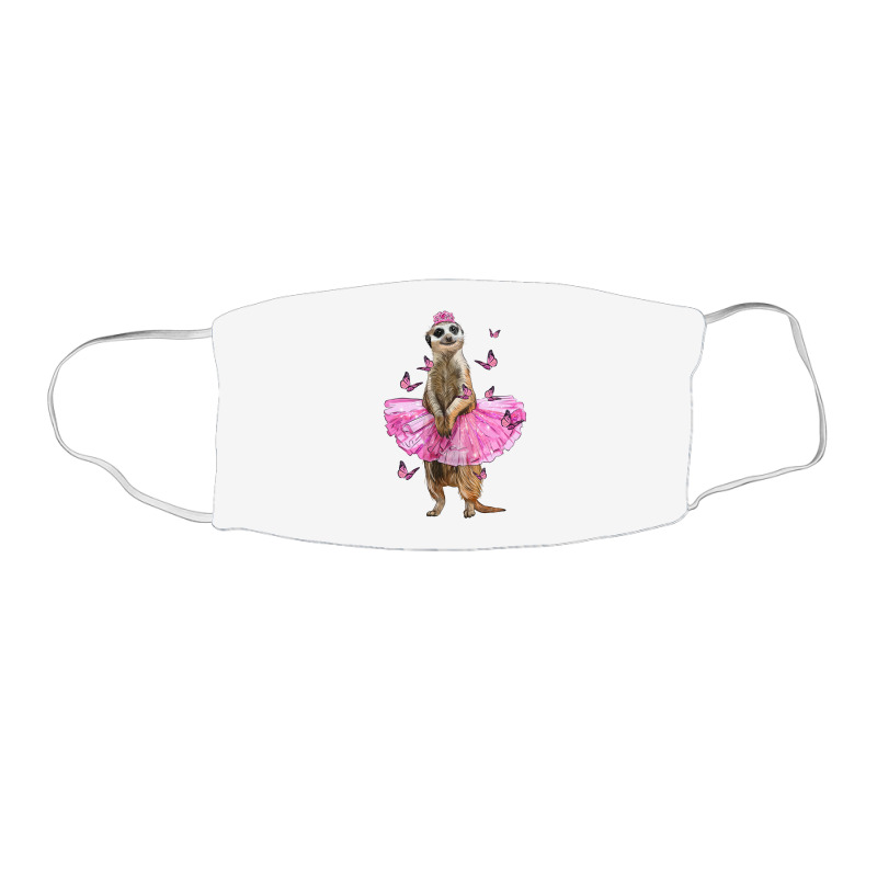 Meerkat With Tutu Face Mask Rectangle | Artistshot