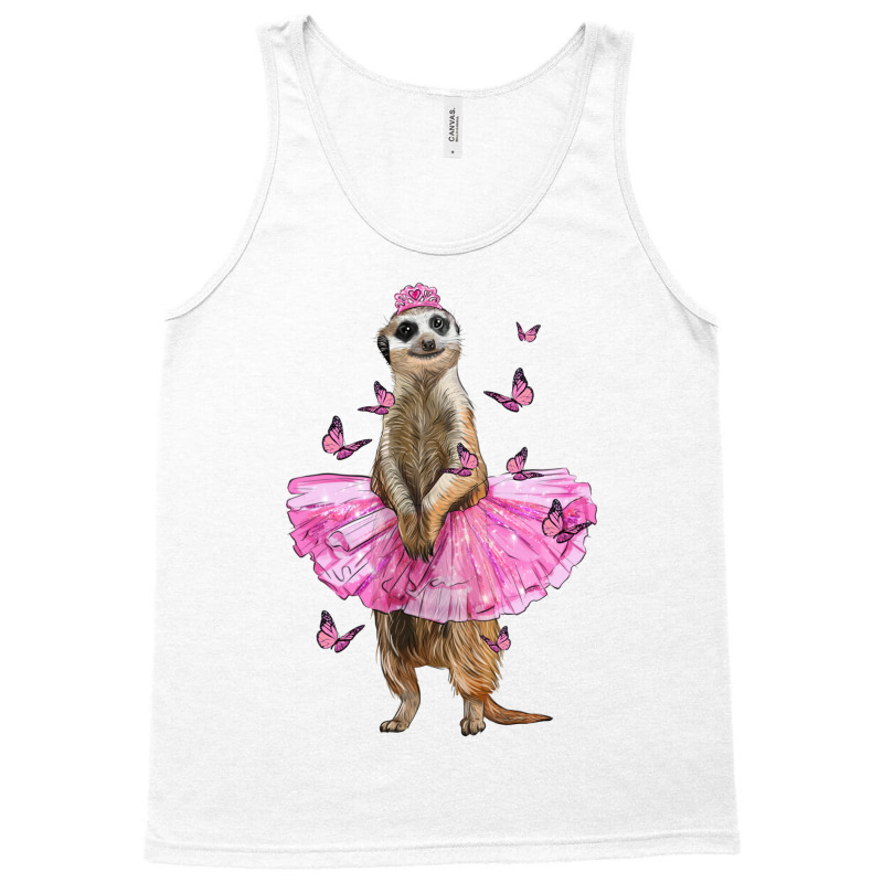 Meerkat With Tutu Tank Top | Artistshot