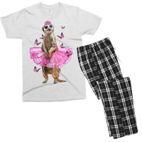 Meerkat With Tutu Men's T-shirt Pajama Set | Artistshot