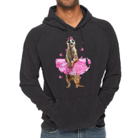 Meerkat With Tutu Vintage Hoodie | Artistshot
