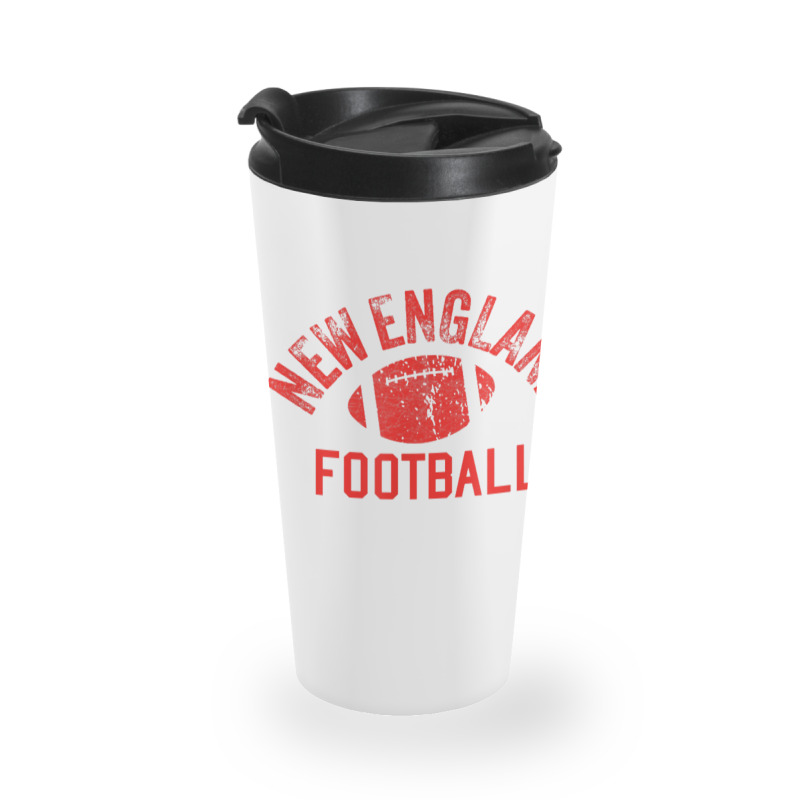 New England Football Vintage Cool Ne Super Football Fan Wear Travel Mug | Artistshot