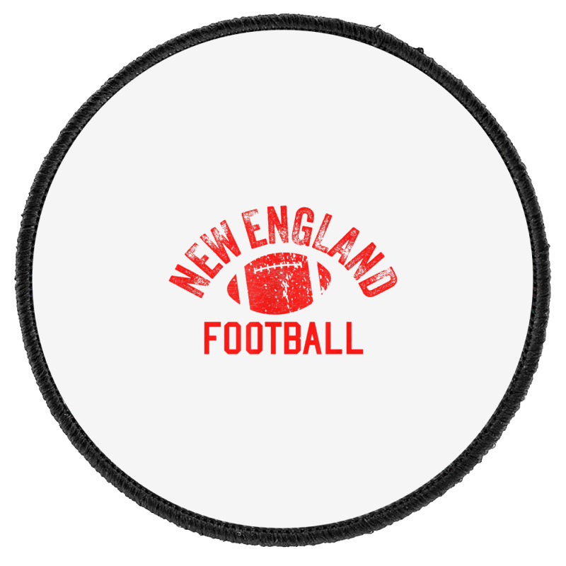 New England Football Vintage Cool Ne Super Football Fan Wear Round Patch | Artistshot