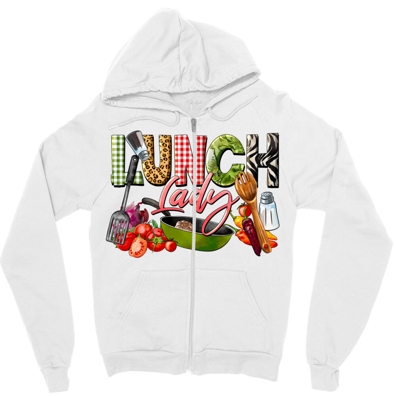 Lunch Lady Zipper Hoodie | Artistshot