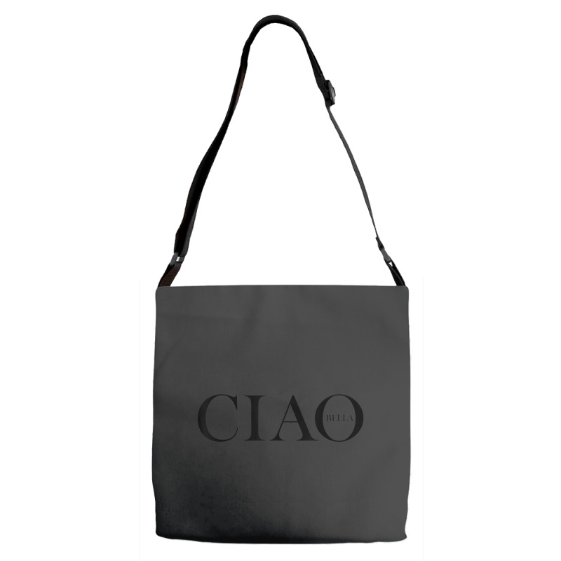 Ciao Bella Italian Greeting In Italy Adjustable Strap Totes | Artistshot