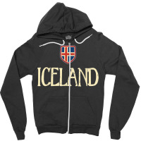 Iceland Icelandic Flag Souvenir Love Gift Zipper Hoodie | Artistshot