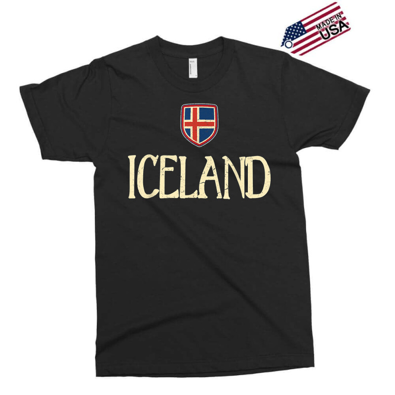 Iceland Icelandic Flag Souvenir Love Gift Exclusive T-shirt by JamesPlyler | Artistshot