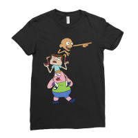 Cn Clarence Best Friends Stack Ladies Fitted T-shirt | Artistshot