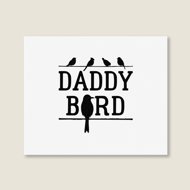 Daddy Bird Landscape Canvas Print | Artistshot