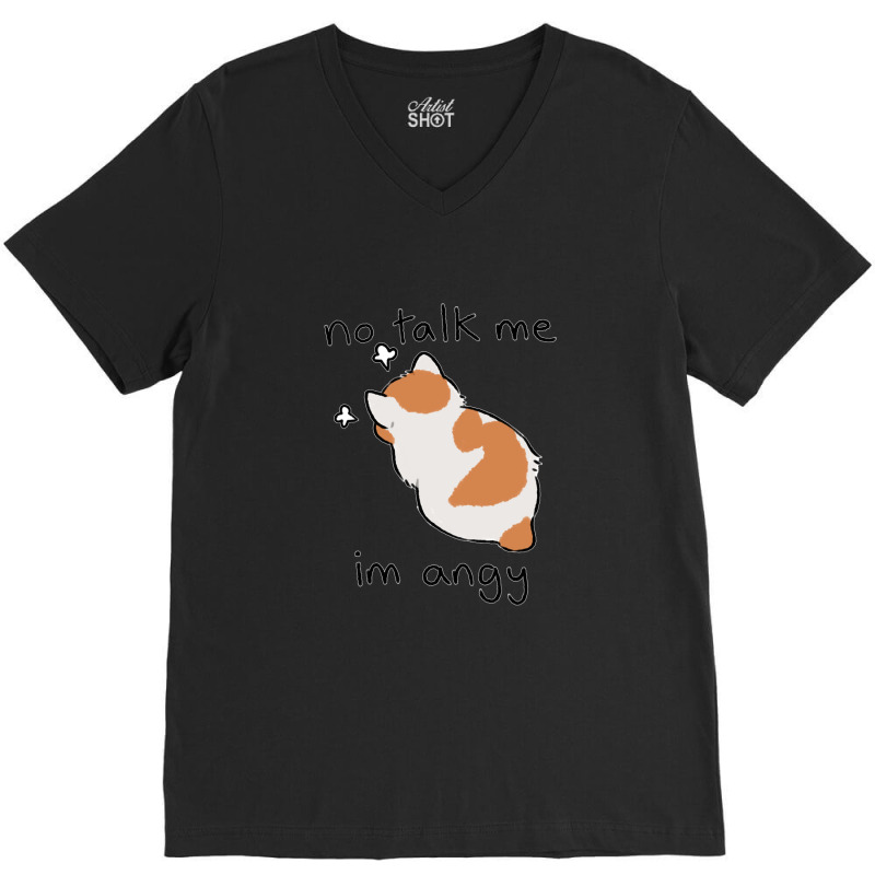 No Talk Me V-neck Tee | Artistshot