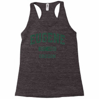 Eugene Oregon Or Vintage Athletic Sports Design T Shirt Racerback Tank | Artistshot