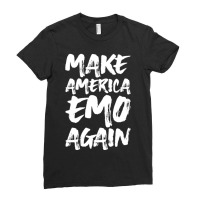 Make America Emo Again Ladies Fitted T-shirt | Artistshot