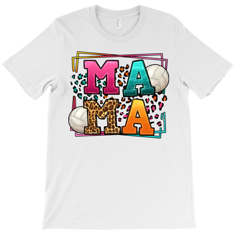 Leopard Volleyball Mama T-shirt | Artistshot