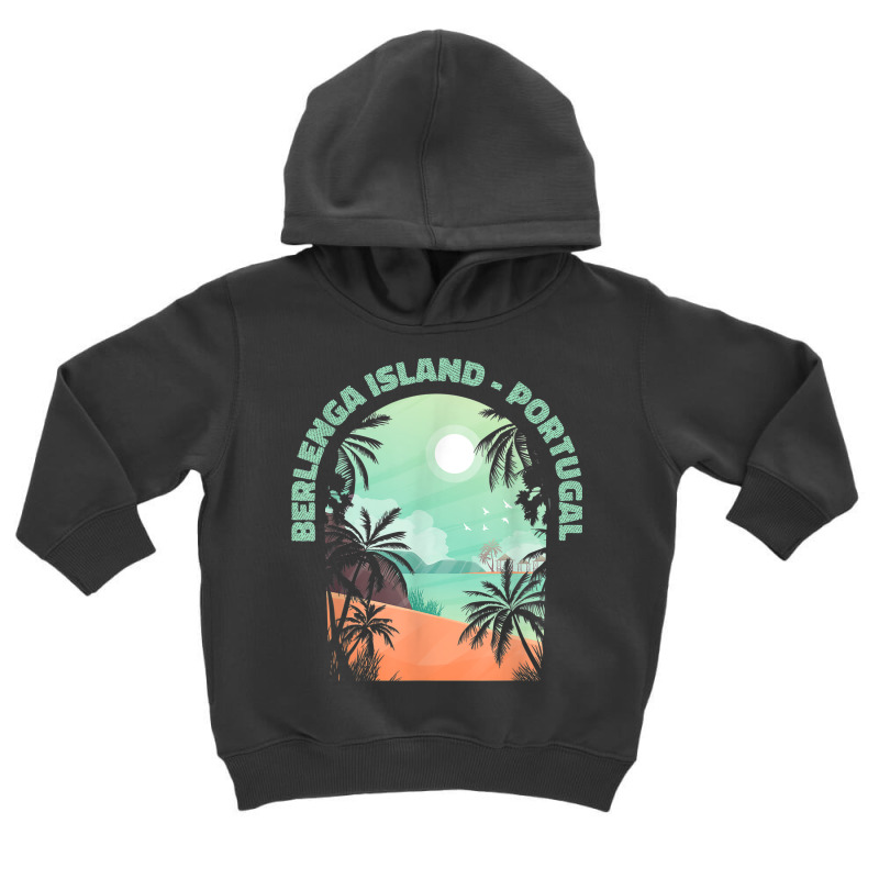 Berlenga Island Souvenir   Portugal Reminder Toddler Hoodie by Orchid | Artistshot