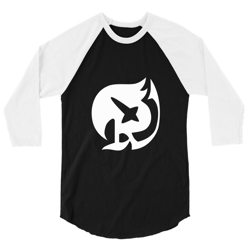 Raven Tail Symbol 3/4 Sleeve Shirt | Artistshot