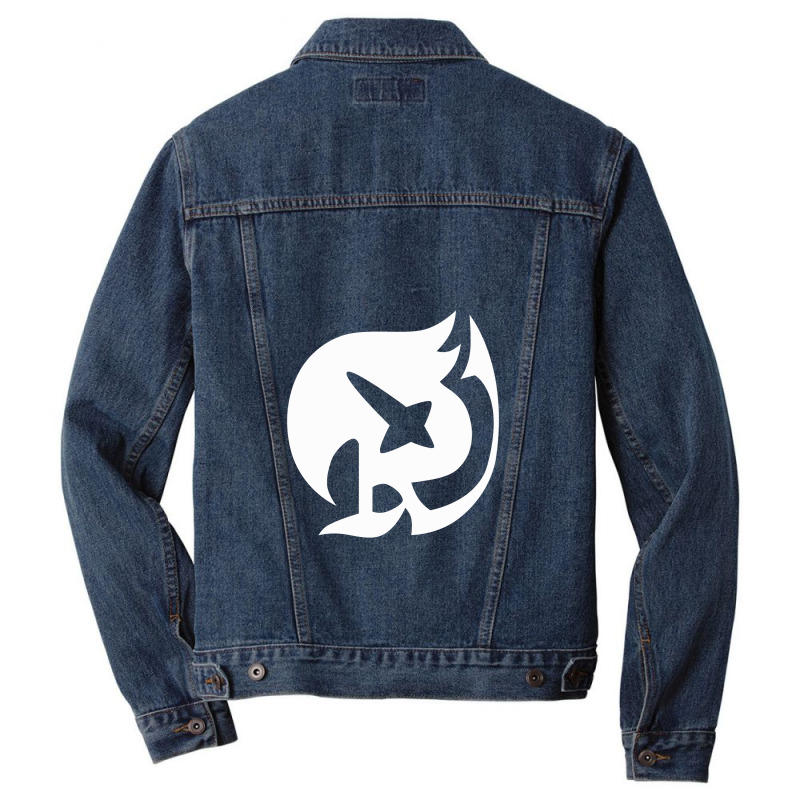 Raven Tail Symbol Men Denim Jacket | Artistshot