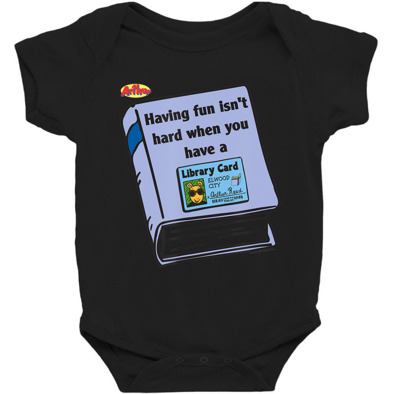 Arthur Having Fun Is Not Hard When You Have A Library Card Baby Bodysuit by Kanmopsuk45 | Artistshot