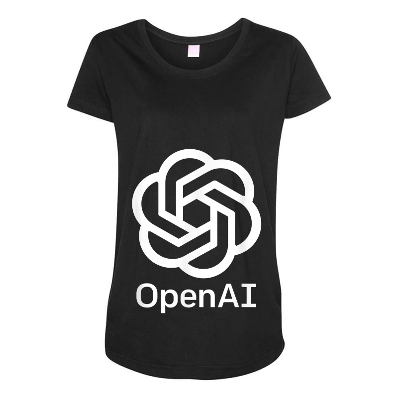 Openai - Artificial Intelligence Research, Machine Learning Maternity Scoop Neck T-shirt by KaydenLivingston | Artistshot