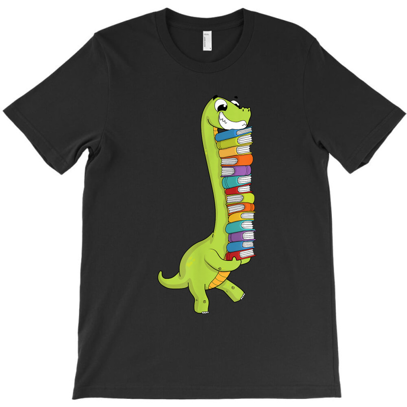 Teachersaurus Dinosaur Teacher Dino Reading Book Tee T-shirt | Artistshot