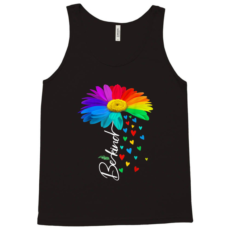 Unity Day Orange Shirt Heart Sunflower Be Kind Anti Bullying Tank Top | Artistshot