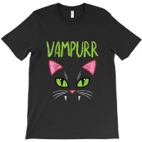 Vampurr Vampire Cat Funny Halloween Costume Women Girls T-shirt | Artistshot