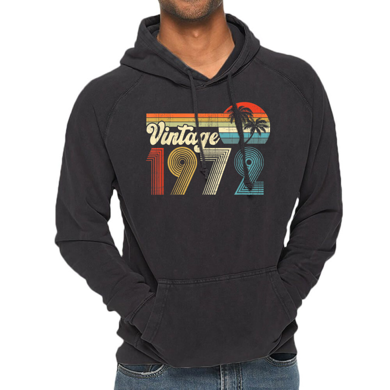 Vintage 1972 Made In 1972 50th Birthday Gift 50 Year Old Vintage Hoodie | Artistshot