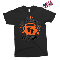 Womens Something Special's Brewing Halloween Pregnancy Announcement Pr Exclusive T-shirt | Artistshot