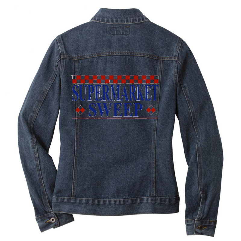 Supermarket Sweep Classic Ladies Denim Jacket by cm-arts | Artistshot