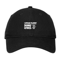 I Speak Fluent Song Lyrics Singer Songwriter Adjustable Cap | Artistshot