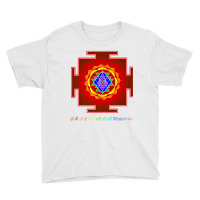 Sri Yantra Sanskrit Wealth Mantra Meditation Premium T Shirt Youth Tee | Artistshot