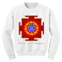 Sri Yantra Sanskrit Wealth Mantra Meditation Premium T Shirt Youth Sweatshirt | Artistshot