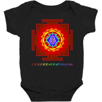 Sri Yantra Sanskrit Wealth Mantra Meditation Premium T Shirt Baby Bodysuit | Artistshot