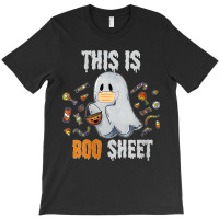 Womens This Is Boo Shee Ghost Funny Halloween Costume 2020 V Neck T-shirt | Artistshot