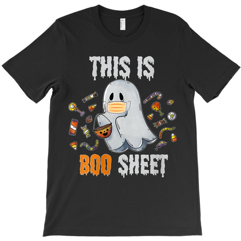 Womens This Is Boo Shee Ghost Funny Halloween Costume 2020 V Neck T-shirt | Artistshot