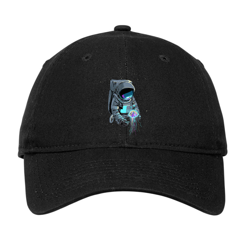 Space Jelly Fish Astronaut Science Galaxy Spaceman Cosmonaut Adjustable Cap | Artistshot