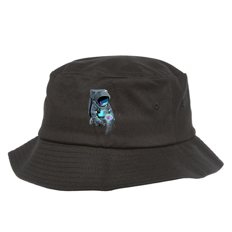 Space Jelly Fish Astronaut Science Galaxy Spaceman Cosmonaut Bucket Hat | Artistshot