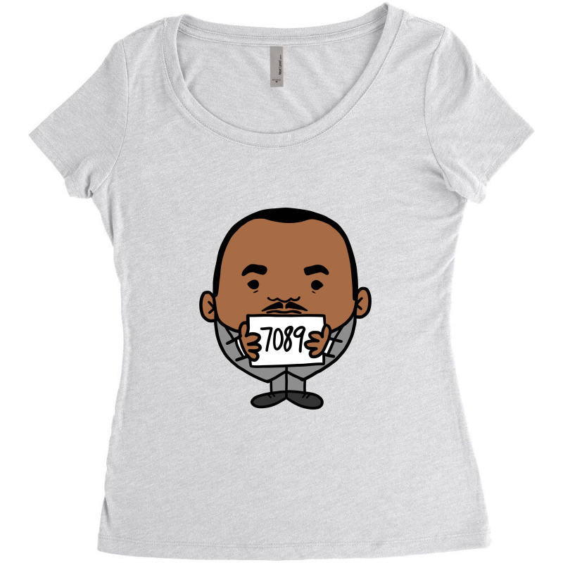 Martin Luther King Jr Women's Triblend Scoop T-shirt by rongpuluhduapuluh | Artistshot