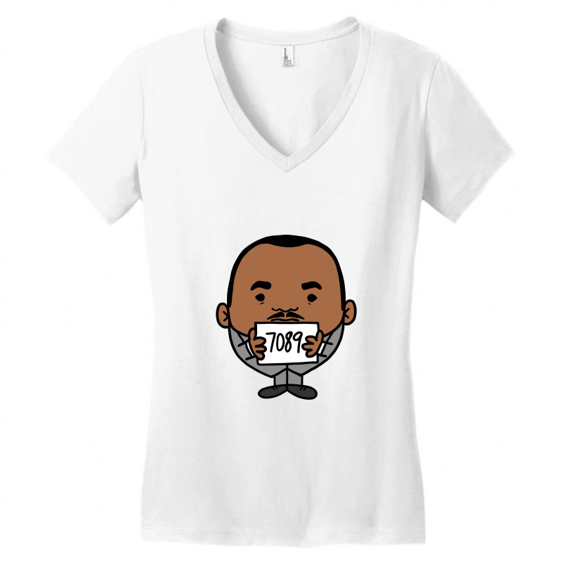 Martin Luther King Jr Women's V-Neck T-Shirt by rongpuluhduapuluh | Artistshot