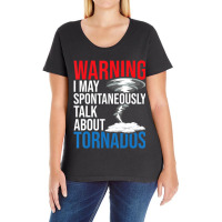 Spontaneously Talk About Tornados Hurricane Chaser Ladies Curvy T-shirt | Artistshot