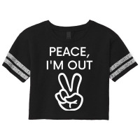 Peace, I'm Out Tshirt   Funny Retirement Tshirt Scorecard Crop Tee | Artistshot