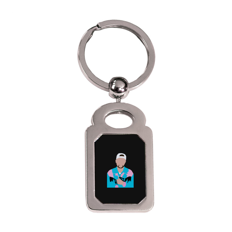 Quinn Xcii Quinn Xcii Silver Rectangle Keychain | Artistshot