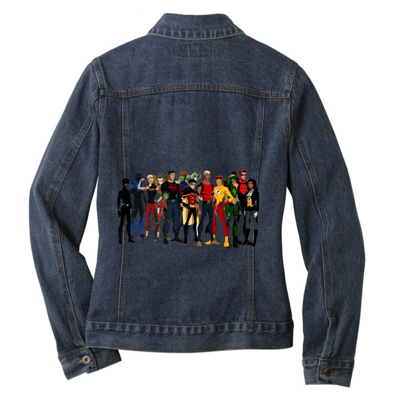 Young Justice Ladies Denim Jacket by HARRIETNELSON | Artistshot