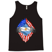 Super Argentine Heritage Argentina Roots Usa Flag Tank Top | Artistshot