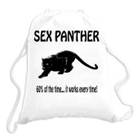 Yellow Sex Panther Drawstring Bags | Artistshot