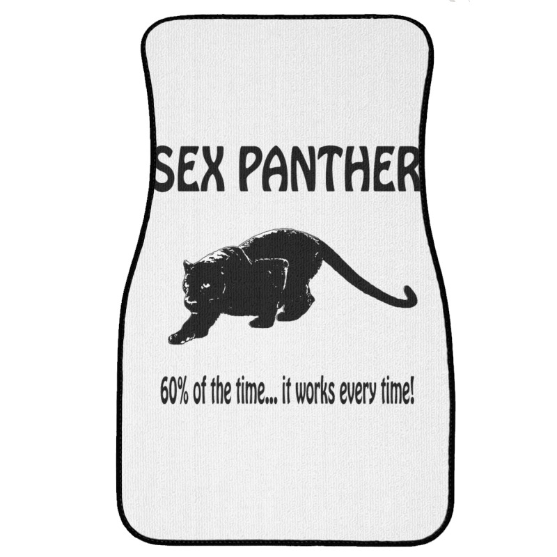 Yellow Sex Panther Front Car Mat by QuaidXan | Artistshot