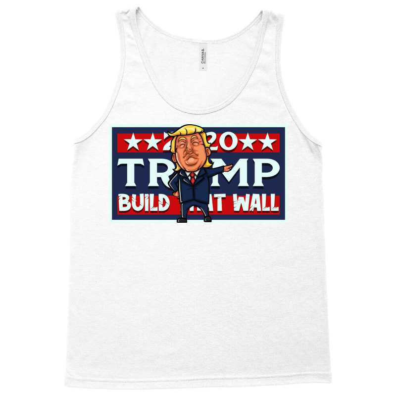 Build That Wall License Plate Tank Top | Artistshot